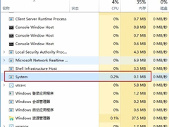 Win10系统System进程占用CPU过高怎么处理？