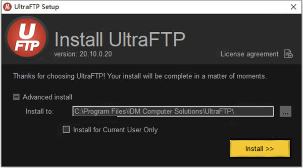 IDM UltraFTP(FTP工具) V21.0.0.12 中文版