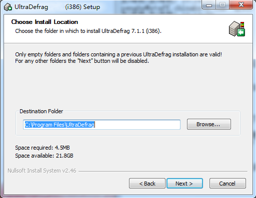 UltraDefrag Standard(磁盘整理) V9.0.1 最新版