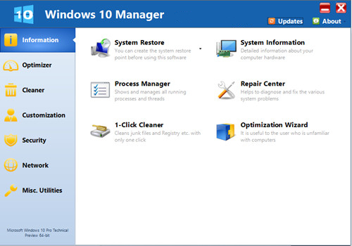 Windows 10 Manager V3.4.9 免费版