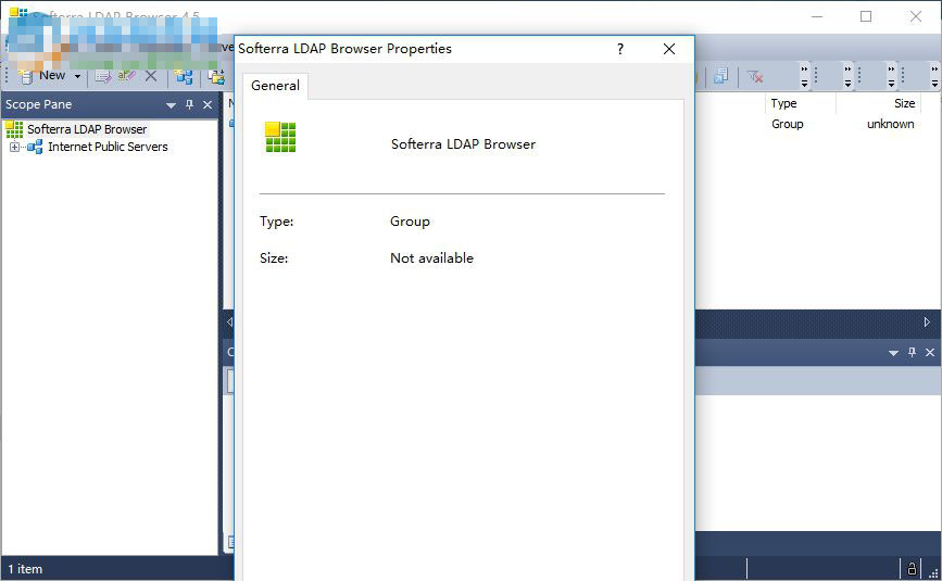 Softerra LDAP Browser(LDAP客户端软件) V4.5 官方最新版