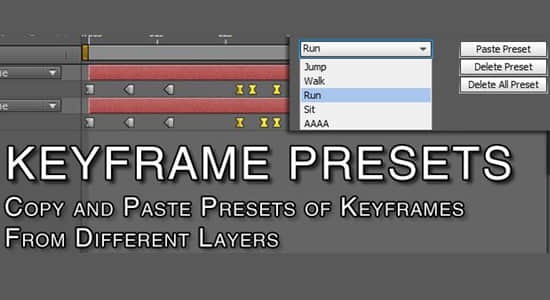Keyframe Presets(为多层创建关键帧预设AE插件) V1.21 最新版