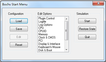 Bochs模拟器(PC模拟器) V2.6.6 绿色版