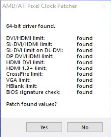 AMD ATI Pixel Clock Patcher V1.4.9 免费版