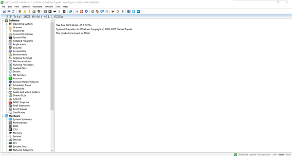 SIW 2021(系统监测软件) V11.1.022 官方版