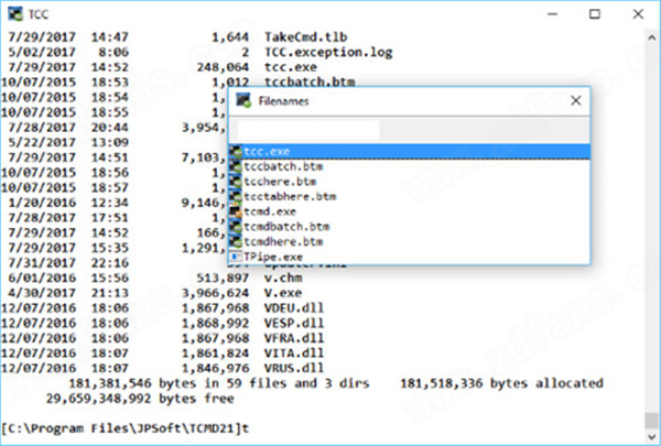 JP Software TCC(命令处理器) V27.00.16 免费版