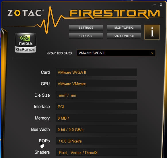 索泰显卡超频软件(FireStorm) V2.0.1 中文版