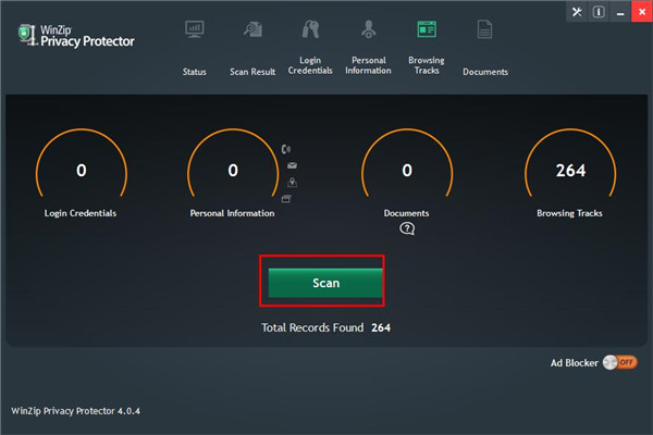 WinZip Privacy Protector 4 V4.0.4 官方版