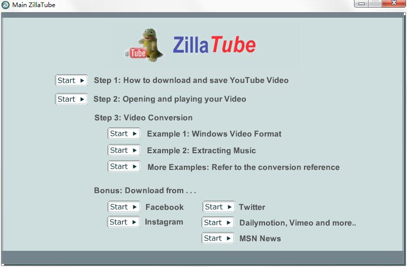 Zilla Tube(视频下载器) V7.9.0 英文安装版