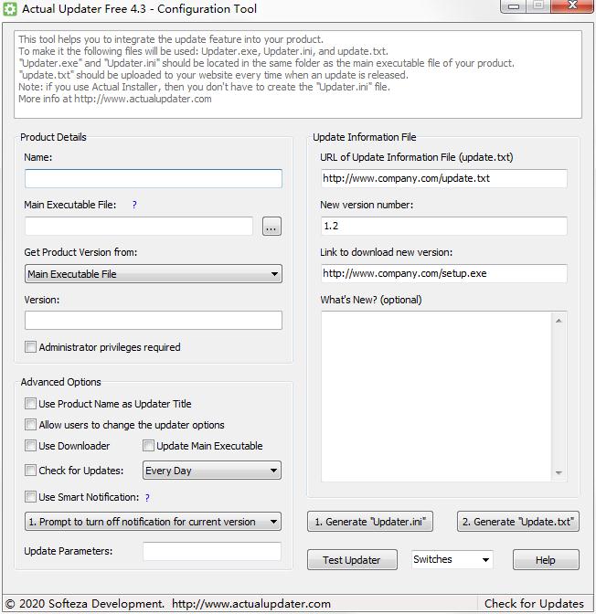 Actual Updater(软件更新工具) V4.3 英文安装版