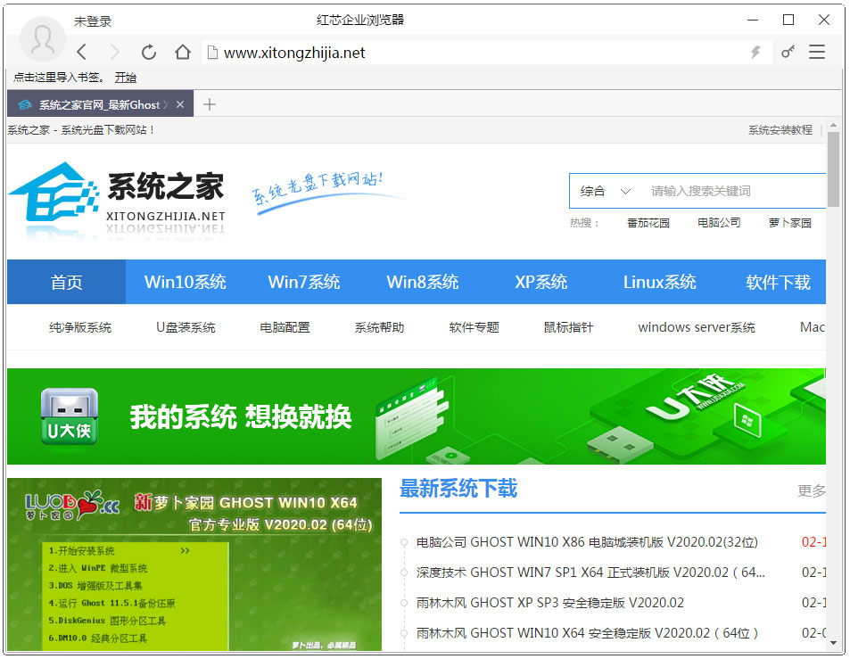 红芯企业浏览器(红芯浏览器) V3.0.54 官方安装版
