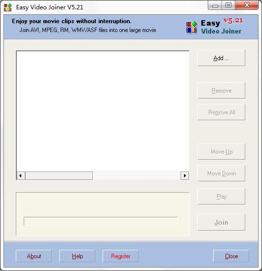 Easy Video Joiner(多功能视频合并工具) V5.21 英文安装版