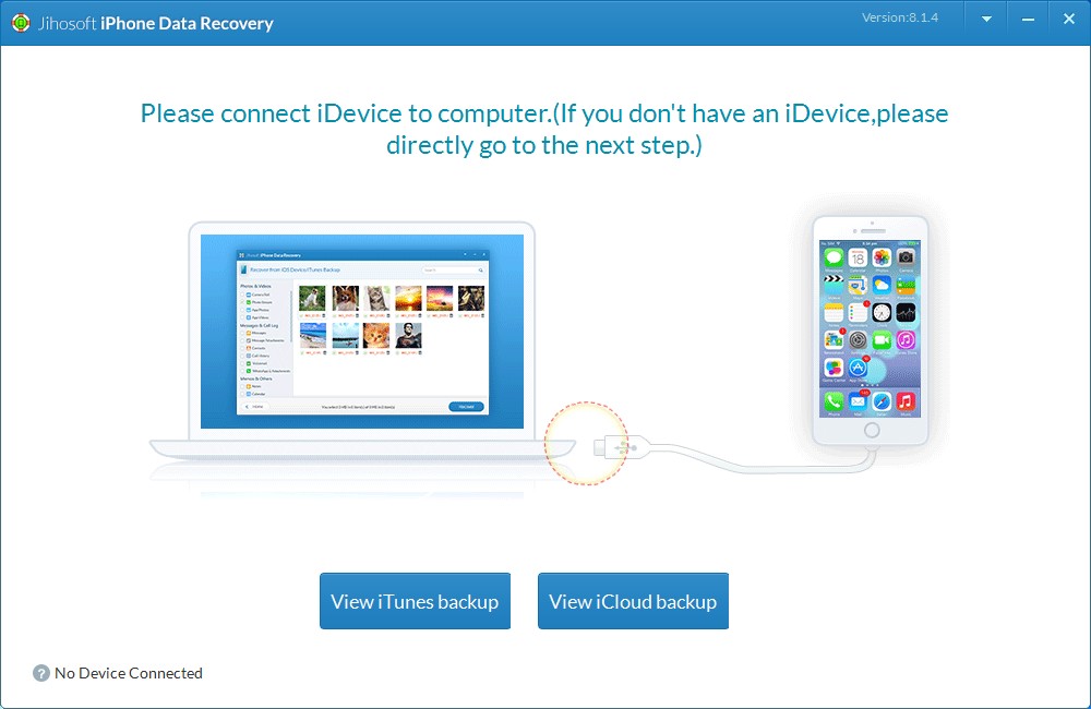 Jihosoft iPhone Data Recovery V8.1.4.0 多国语言安装版