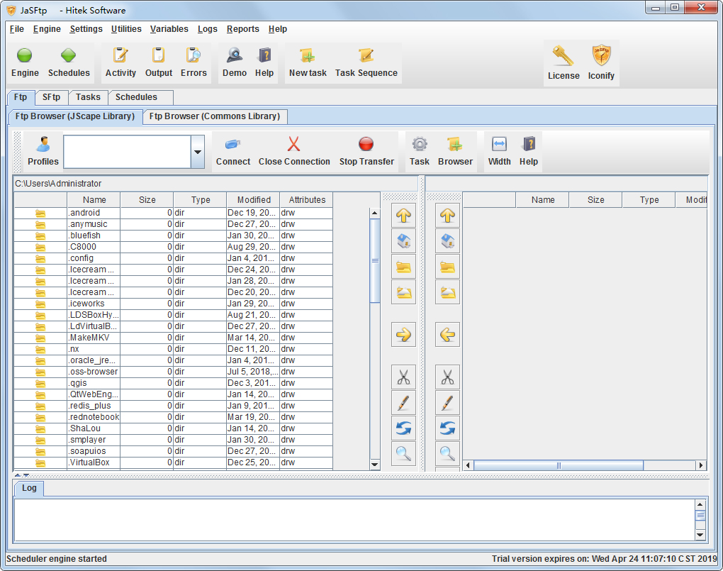 JaSFtp(FTP客户端) V12.08 英文版