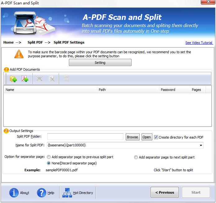 A-PDF Scan and Split(PDF扫描工具) V3.8.0 英文安装版