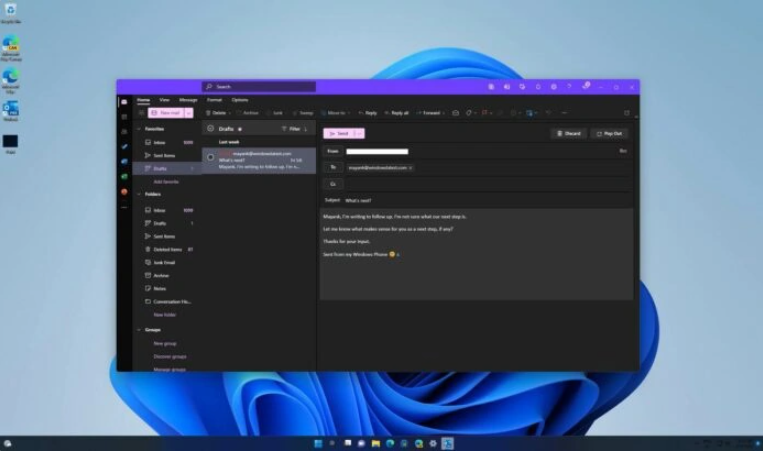 微软 Win11 重新设计的 One Outlook 应用现在面向更多用户推出