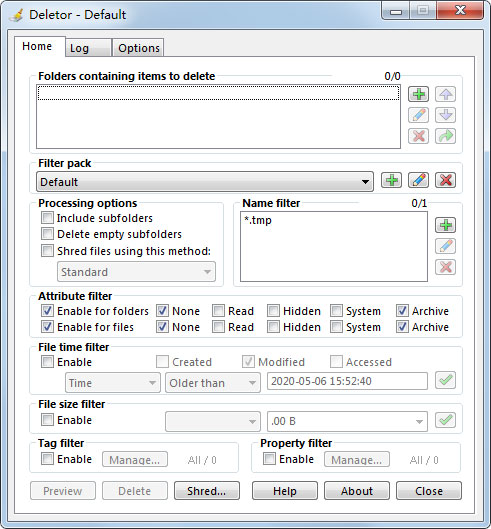 Deletor(磁盘清理软件) V5.0.2 英文安装版