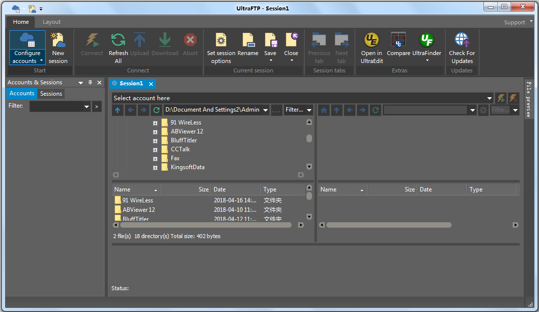 IDM UltraFTP(FTP客户端) V18.0.0.31 英文版