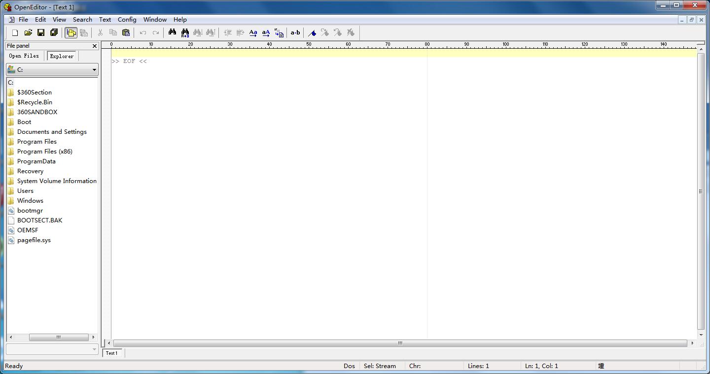 OpenEditor V0.99 英文安装版