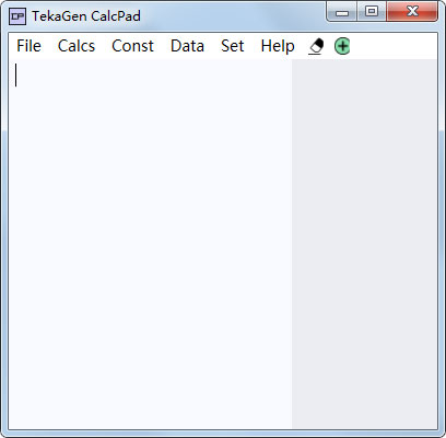 TekaGen CalcPad(智能计算记事本) V1.15 绿色英文版