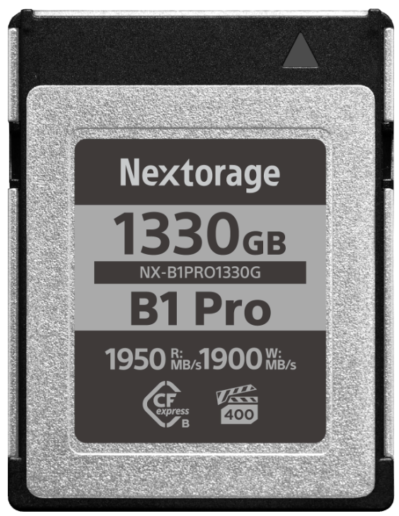 Nextorage 发布世界上最快的 CFexpress Type B 存储卡，写入速度 1900MB/s