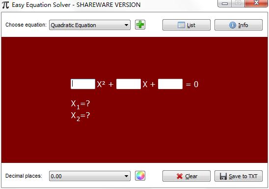 Easy Equation Solver V1.7 英文安装版