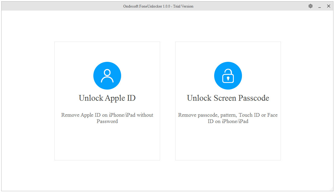 Ondesoft FoneUnlocker(IOS解锁工具) V1.0.0 多国语言安装版