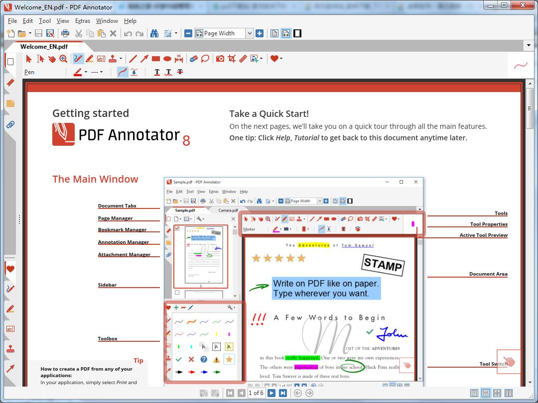 PDF Annotator(pdf编辑器) V8.0.0.803 英文安装版