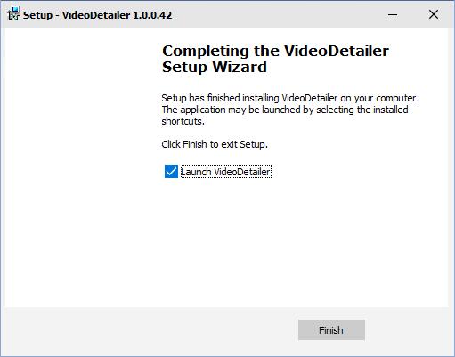 VideoDetailer V1.0.0.42 英文安装版