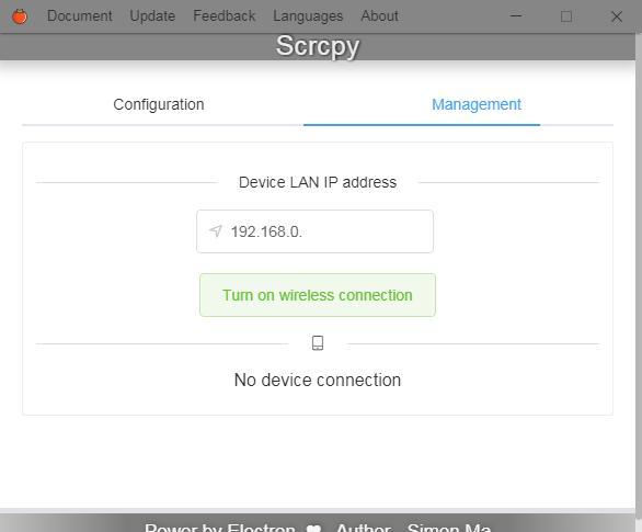 ScrcpyGui(电脑投屏软件) V1.0.0 官方安装版