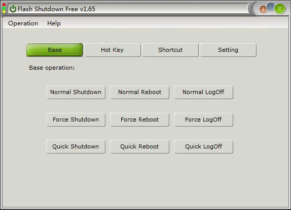 Flash Shutdown Free(快速关机工具) V1.65 英文安装版