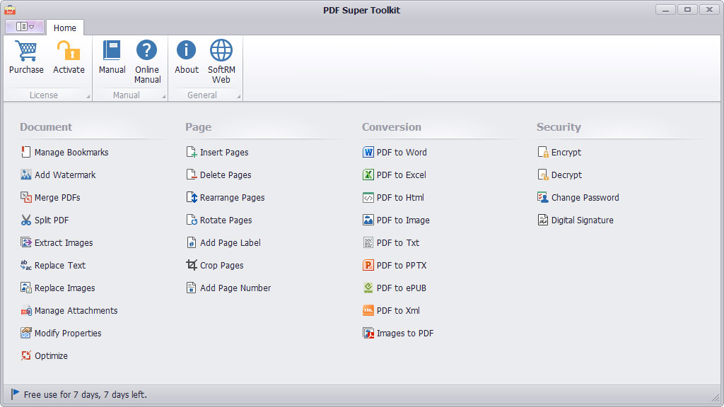 PDF Super Toolkit(PDF超级工具包) V2.2.0 英文安装版