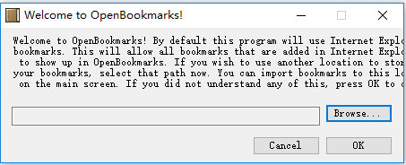 OpenBookmarks(IE书签管理器) V16.3 绿色英文版
