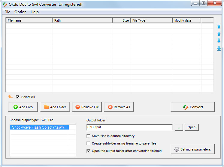 Okdo Doc to Swf Converter(Doc转SWF软件) V5.6 英文安装版