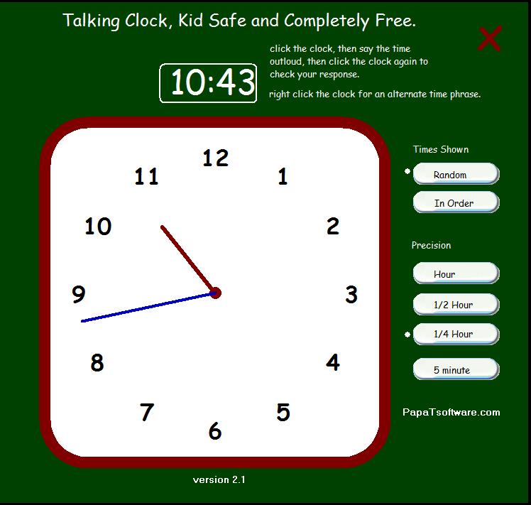 Talking Clock(语音报时钟) V2.1 英文安装版