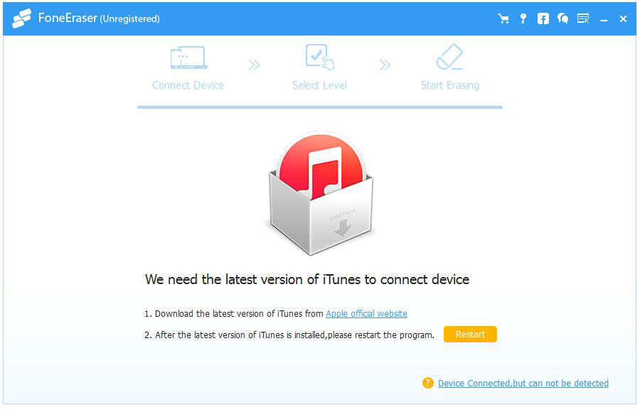 FoneEraser(iOS橡皮擦) V1.0.26 英文安装版