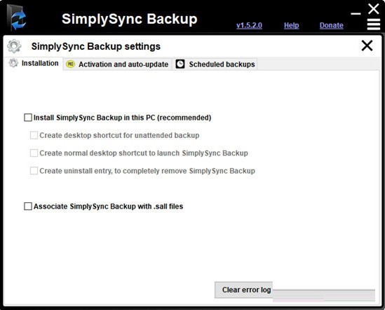 SimplySync Backup V1.5.2.0 英文绿色版