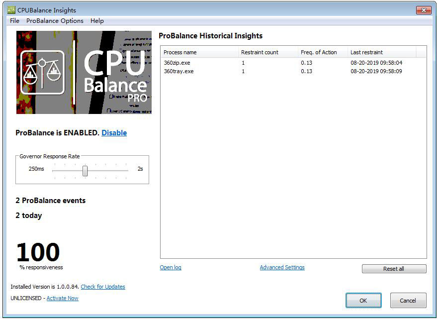 CPUBalance(防止进程占用cpu工具) V1.0.0.84 官方版