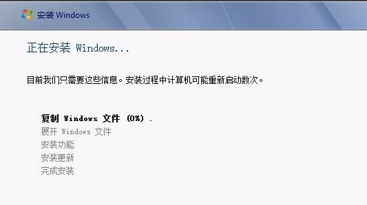 安装win7提示无法创建新的系统分区