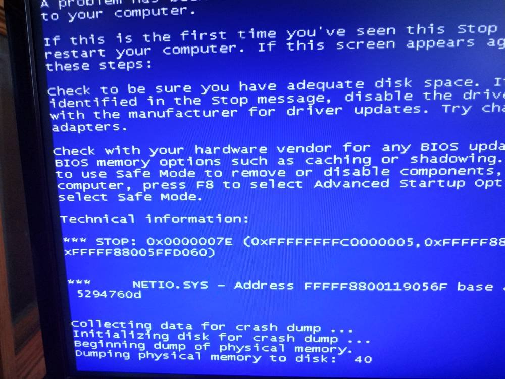 Win7电脑蓝屏出现代码netio.sys怎么解决？