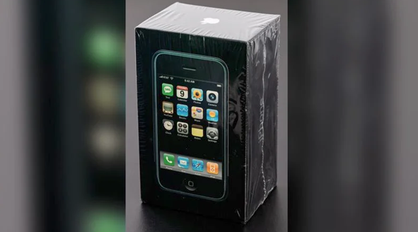 惊呆!未拆封初代iPhone创纪录成交价6.3万美元