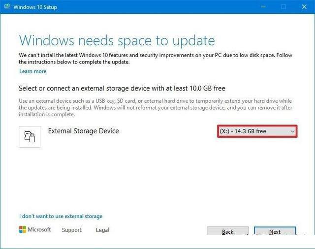 空间不够怎么安装Win10更新?