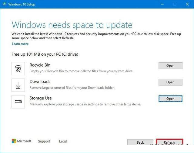 空间不够怎么安装Win10更新?