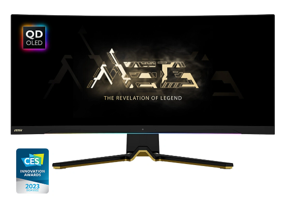 微星推出旗舰级游戏显示器 MEG 342C QD-OLED,采用三星量子点 QD-OLED 技术