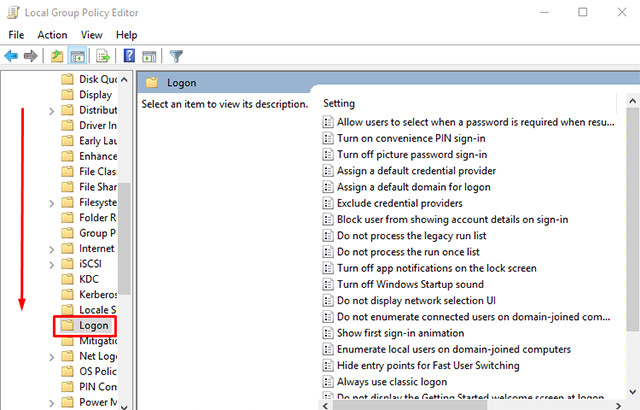 Win10专业版中如何禁用快速用户切换功能?