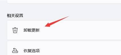 Win11卸载更新教程(补丁/版本更新)