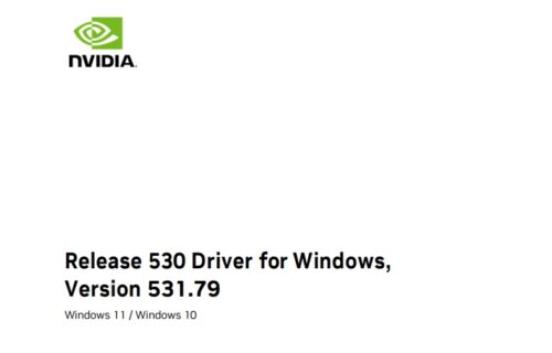 NVIDIA显卡驱动 V531.79 官方安装版