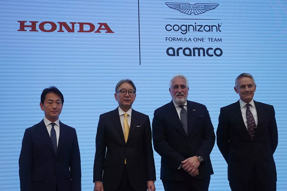 本田与阿斯顿·马丁合作 共同争夺F1冠军头衔
