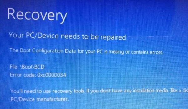 Win10开机出现recovery怎么解决？Win10电脑开机recovery蓝屏的解决方法