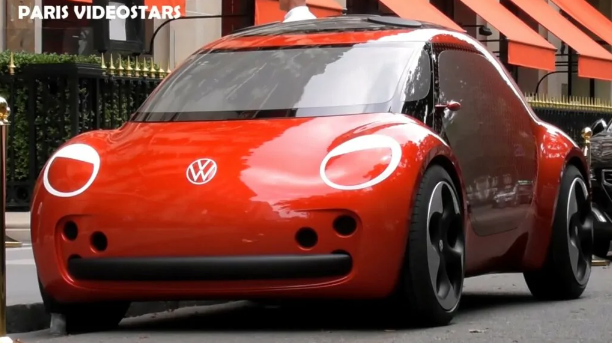大众甲壳虫概念车现身法国巴黎,经典与未来完美融合
